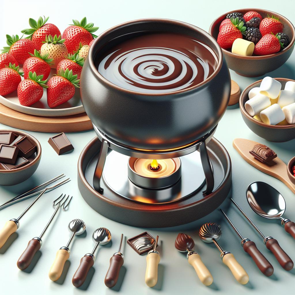 2: Čokoládová fondue set pro pohoštění